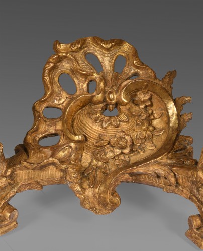 Console Régence en bois doré - Galerie François Paul Belliard