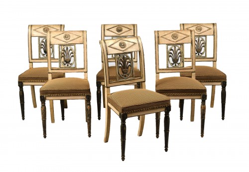 Suite of six chairs, Late 19th century