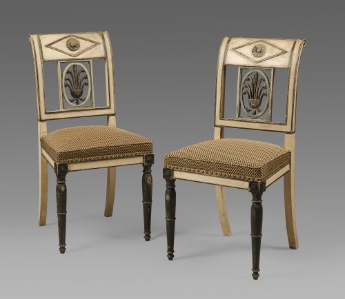 Seating  - Suite of six chairs, Late 19th century