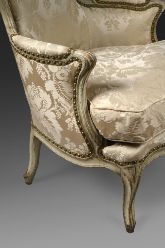 Louis XV Bergère Stamped G. JACOB  - Seating Style Louis XV