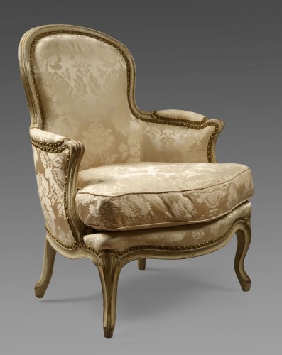 Louis XV Bergère Stamped G. JACOB  - 