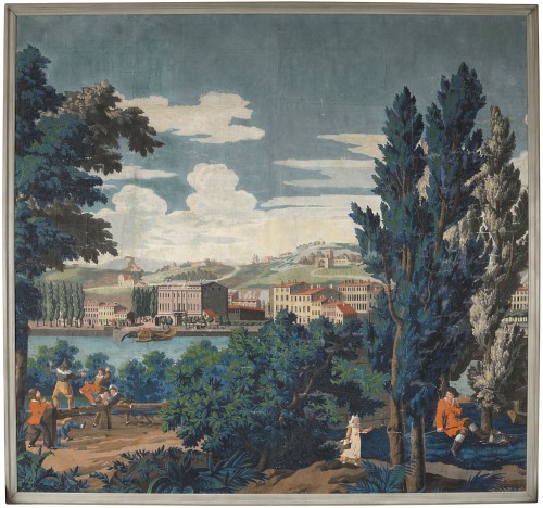 Wallpaper depicting the Rhône river