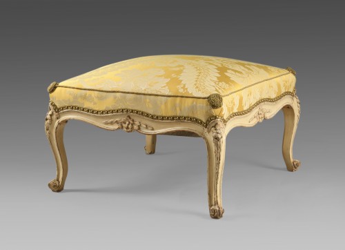 Large square stool, France first half of the 19th century - Seating Style 