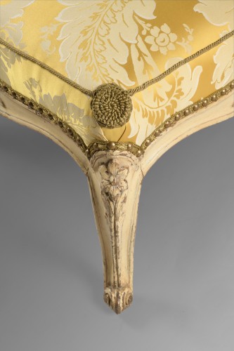Seating  - Large square stool, France first half of the 19th century