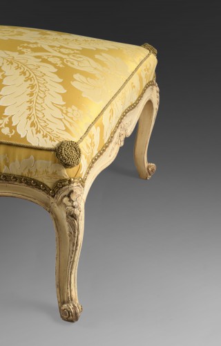 Large square stool, France first half of the 19th century - 