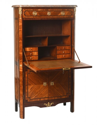 French Louis XVI Secrétaire stamped by Pierre Roussel