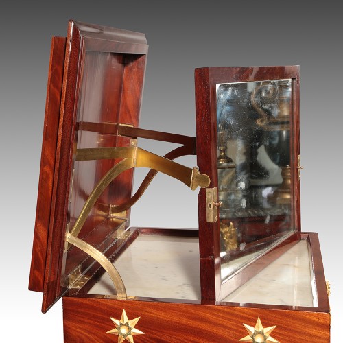 19th century - French Empire mahogany dressing table