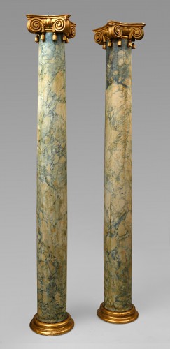 Paire de colonnes - Objet de décoration Style 