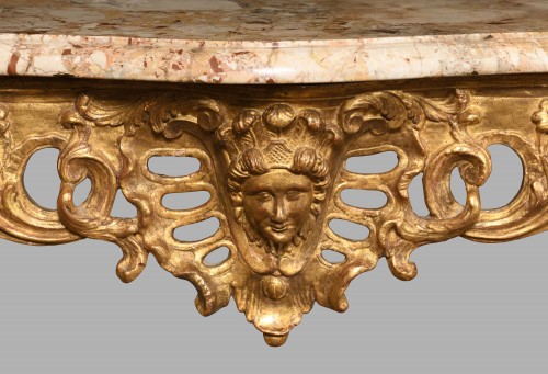 French Louis XVI Giltwood console table - Furniture Style Louis XVI