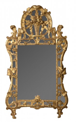 Miroir Louis XV à parcloses