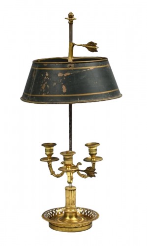 French early 19th century Lamp bouillotte