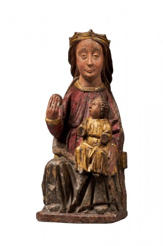 Vierge a l'enfant en majesté