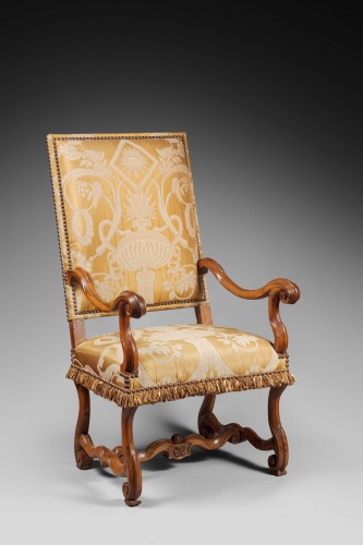 Set of six armchair from the Louis XIV period - Seating Style 