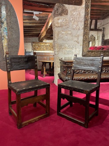 Paire de chaises d’époque Renaissance - Sièges Style 