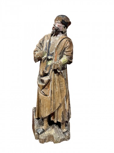Antwerp carved wooden sculpture