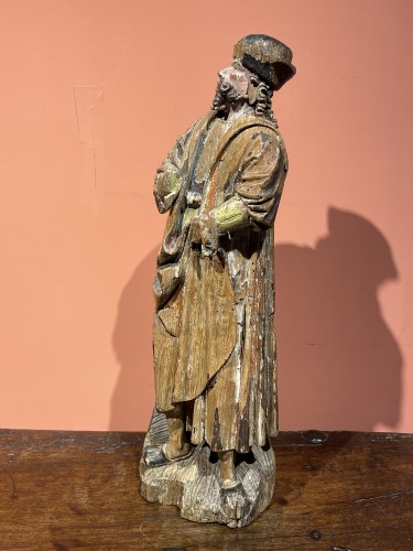 Antwerp carved wooden sculpture - Sculpture Style Middle age