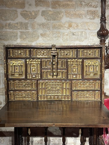 Furniture  - Movible barrgueno cabinet with ots original stand