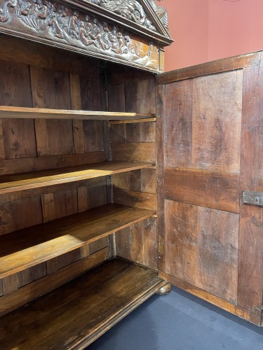 Antiquités - Sumene armoire depicting the creation of the word