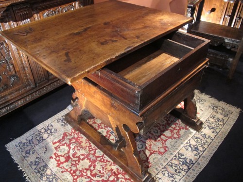 Swiss Renaissance banker table - 