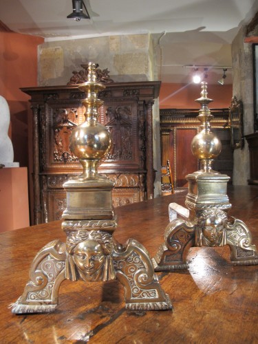 Pair of Henri II of the Renaissance period - Decorative Objects Style Renaissance