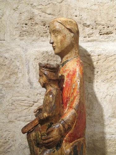 Vierge à l'enfant en majesté dite "Sedes Sapientiae" - Galerie Gabrielle Laroche
