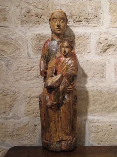 XIe au XVe siècle - Vierge à l'enfant en majesté dite "Sedes Sapientiae"