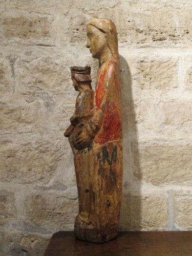 Moyen Âge - Vierge à l'enfant en majesté dite "Sedes Sapientiae"