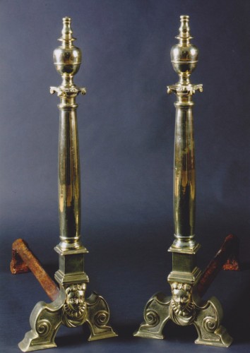 Rare pair of firedogs - Decorative Objects Style Renaissance