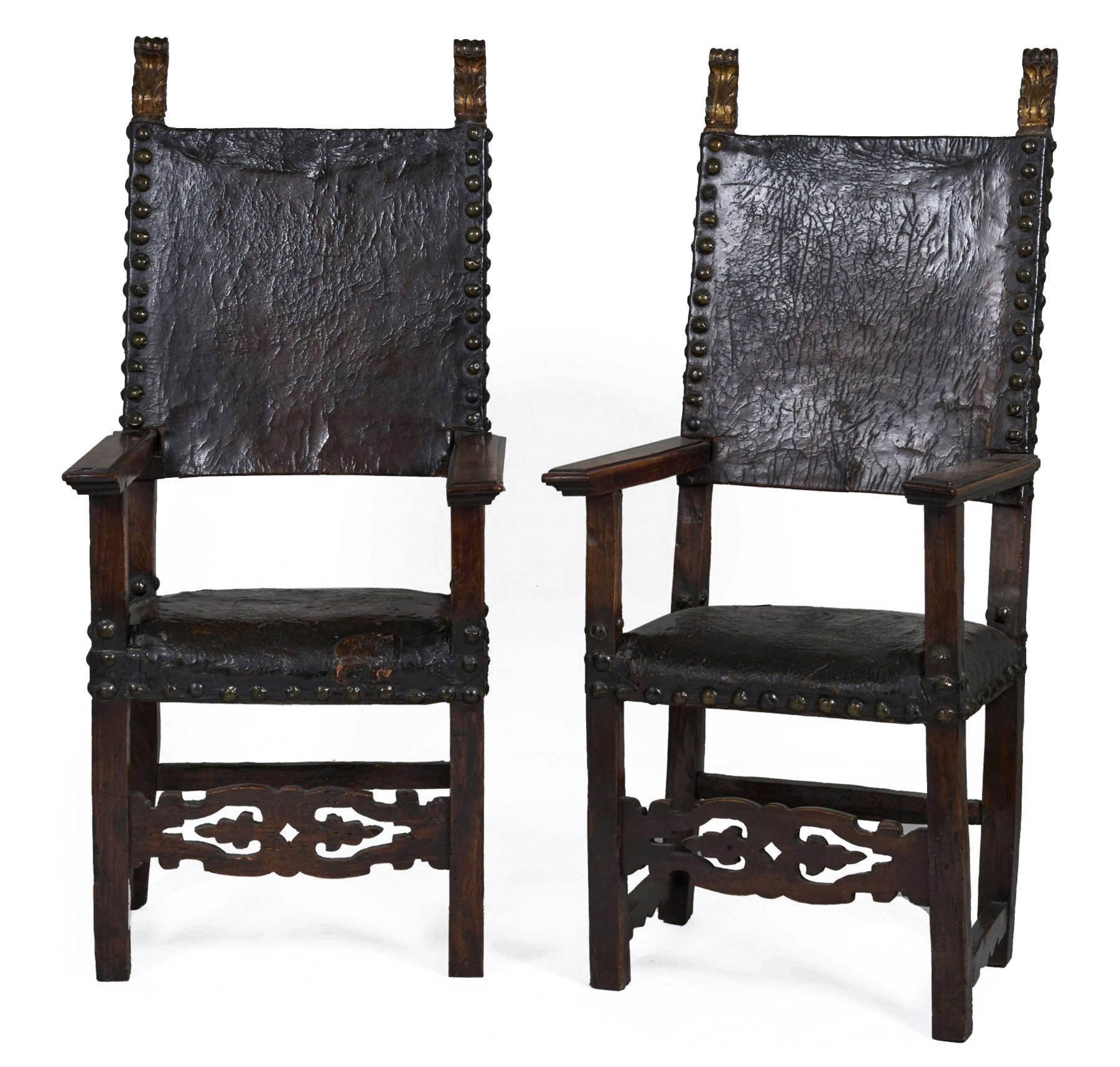 Set Of Two Spanish Chairs