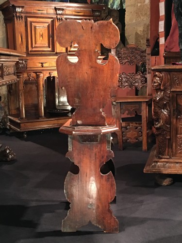 Sièges Chaise - Escabelle florentine d'époque Renaissance