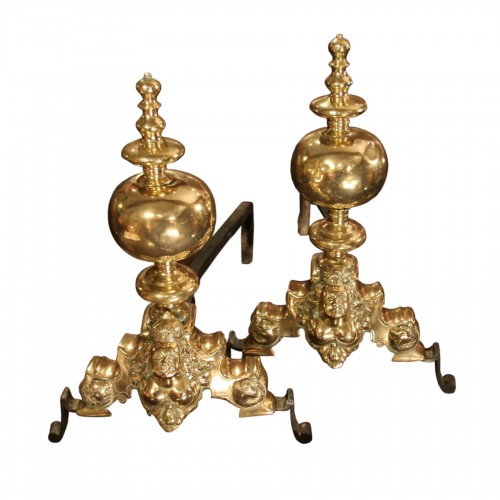 Pair of andirons