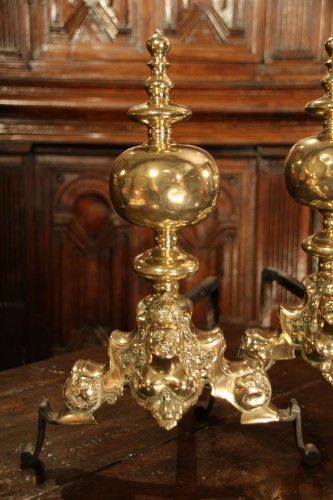 Pair of andirons - 