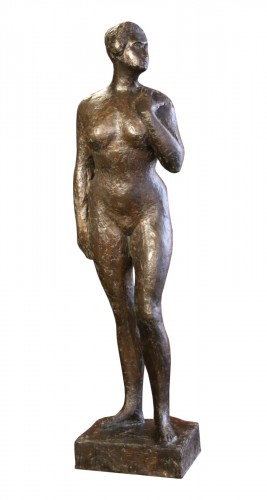 Femme debout la main sur l’épaule - René Collamarini  (1904 - 1983)