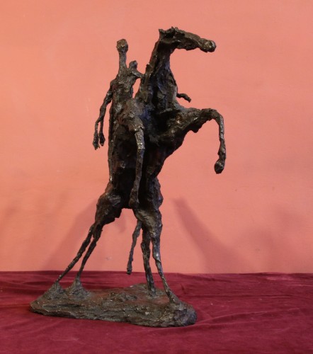 Sculpture Sculpture en Bronze - Don Quichotte - Magdalena Reinharez (1925-2012)