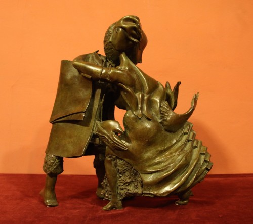 The dancers - Bernard Vié - Sculpture Style 