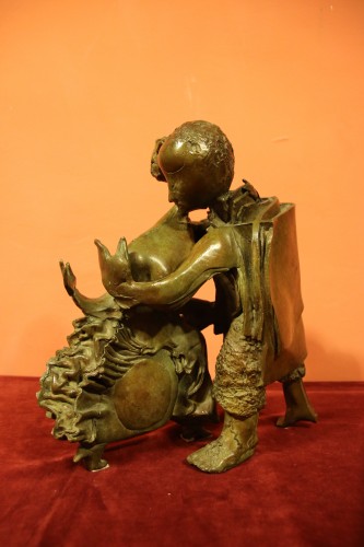 Sculpture Sculpture en Bronze - Les danseurs - Bernard Vié