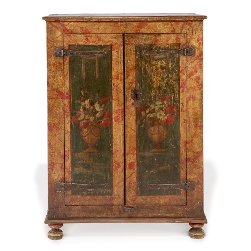 Petite armoire polychromée espagnole