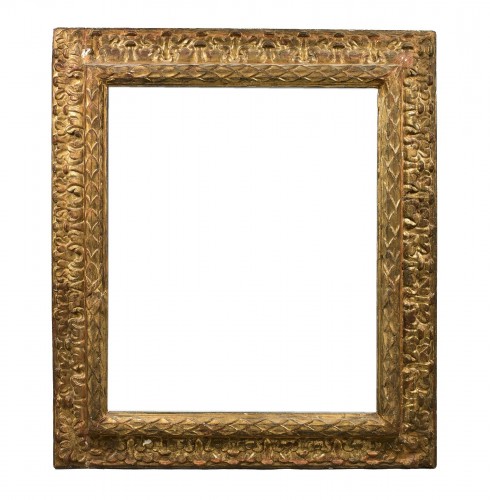 Large carved and gilt wood frame