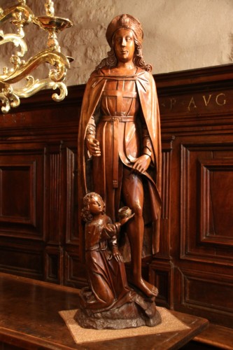 Sculpture  - Wood Figure Of Saint Roch