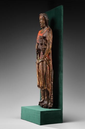 Wood Sculpture Of John The Baptist - Sculpture Style Middle age