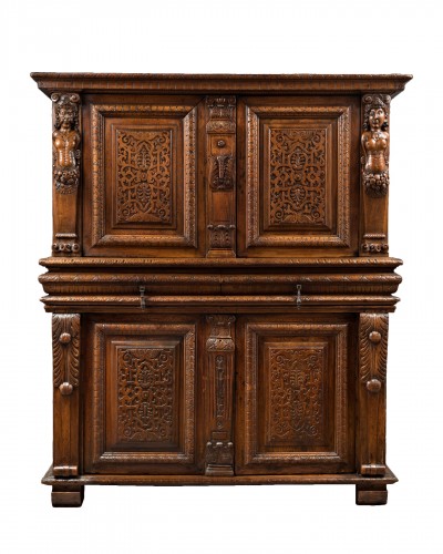 Important Renaissance cabinet  from the school of Hugues Sambin