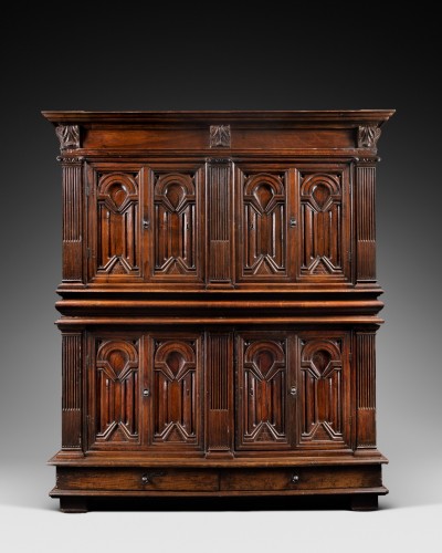 Furniture  - A Renaissance palace wardrobe with perspectival views
