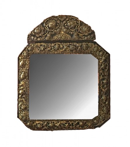 Miroir octogonal d'époque Louis XIII