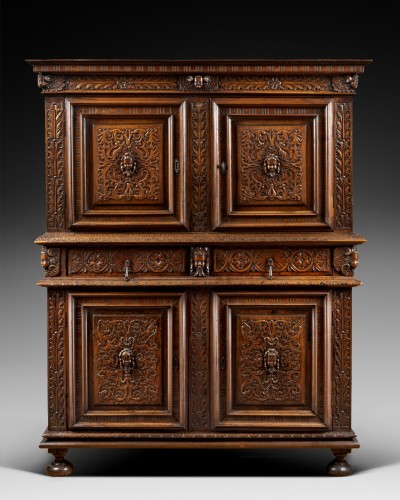 <= 16th century - Small Renaissance cabinet from Lyon