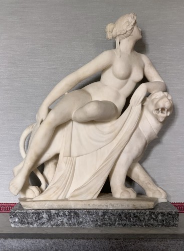 Ariadne on her Panther, Alabaster  after J. H. Dannecker, 1814  - 