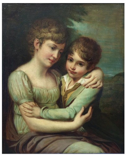 Tendresse Maternelle - Portrait Empire vers 1800