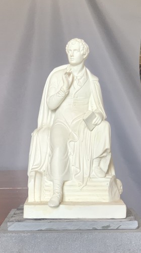 Lors Byron, bicuit figure of Royal Copenhagen  - Porcelain & Faience Style Restauration - Charles X