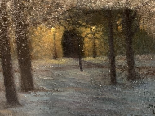 20th century - Winter Nigh 1915 , Maja Settelberg (1876-195)