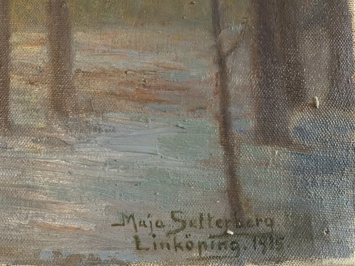 Winter Nigh 1915 , Maja Settelberg (1876-195) - Art nouveau