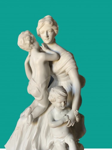 Porcelain & Faience  - « Temple of Love » Central Piece Volksaedt-Rudolstadt Manufacture , End XI